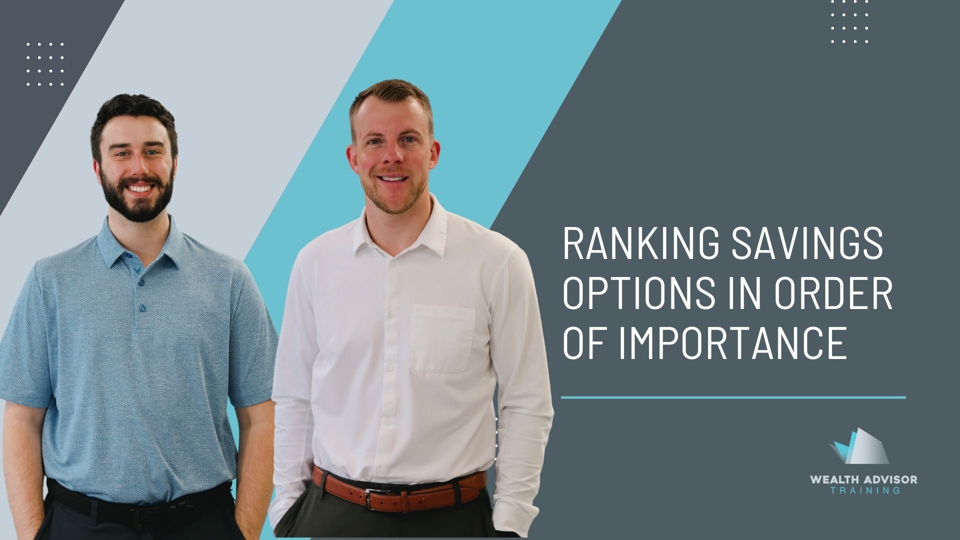 Ranking Savings Options In Order Of Importance